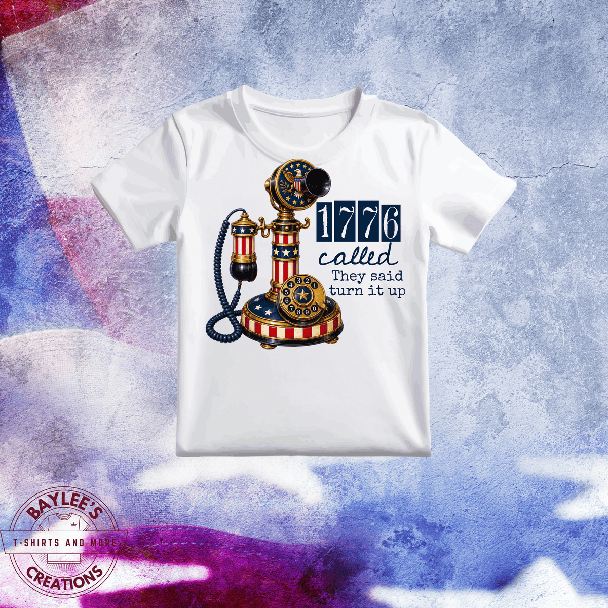 1776 Called Patriotic Unisex T-Shirt printed apparel by Baylees Creations