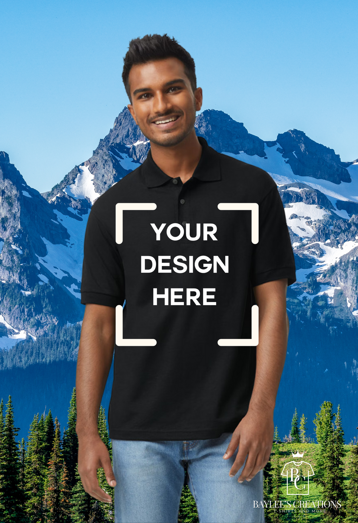 Custom Polo Shirts - Personalized Printing for Teams, Business & Events custom printed shirt by Baylee's Creations