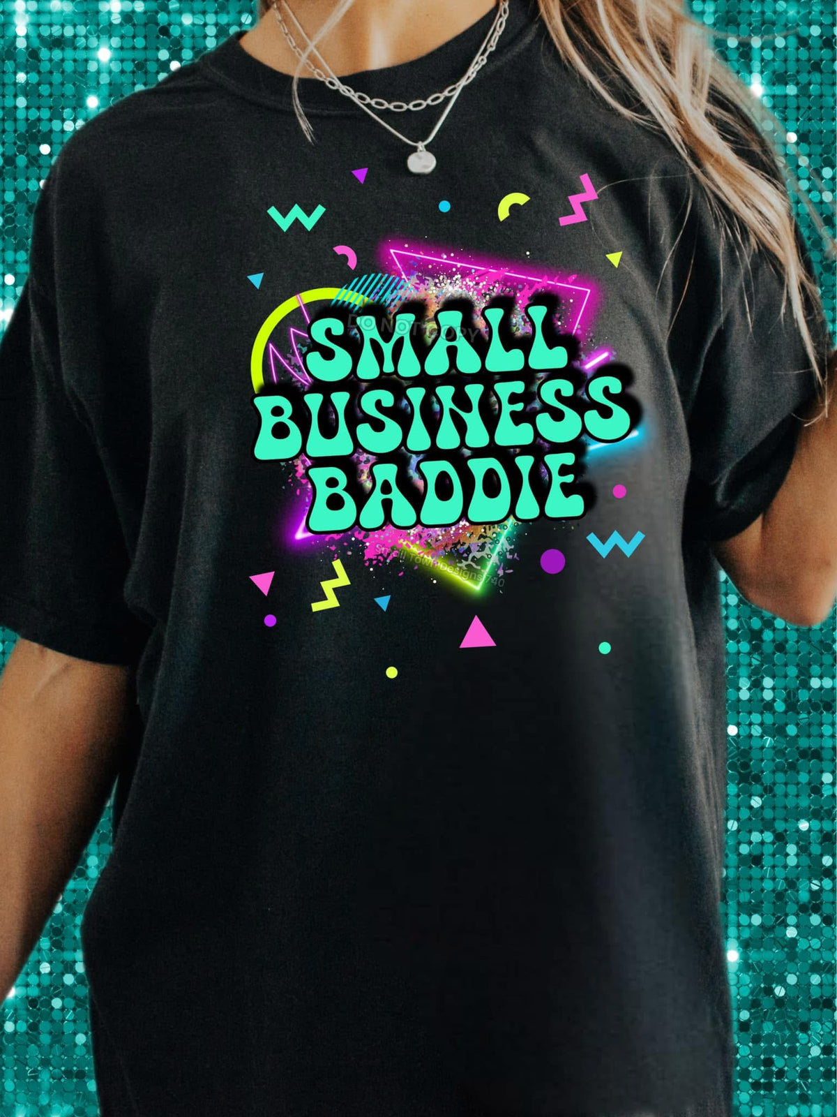 Small Business Baddie - Women's Tee printed apparel by Baylees Creations