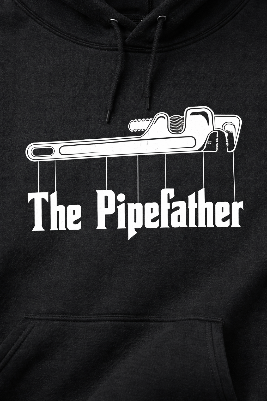 The Pipefather Hoodie | Funny Tradesman Plumbing Sweatshirt custom printed hoodie by Baylee's Creations