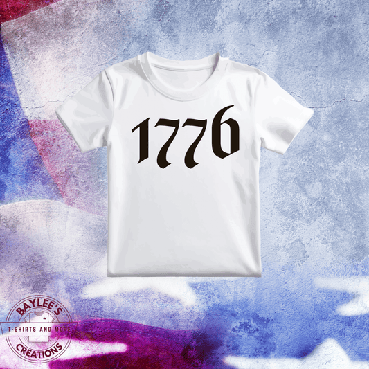 1776 Patriotic Unisex T-Shirt printed apparel by Baylees Creations