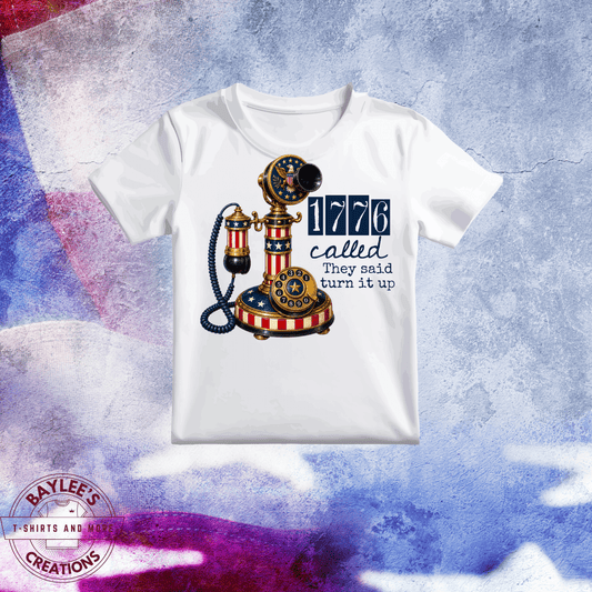 1776 Called Patriotic Unisex T-Shirt printed apparel by Baylees Creations