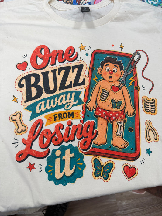 One Buzz Away graphic design