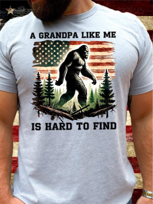 A Grandpa Like Me Is Hard to Find Men's Tee Father's Day printed apparel by Baylees Creations