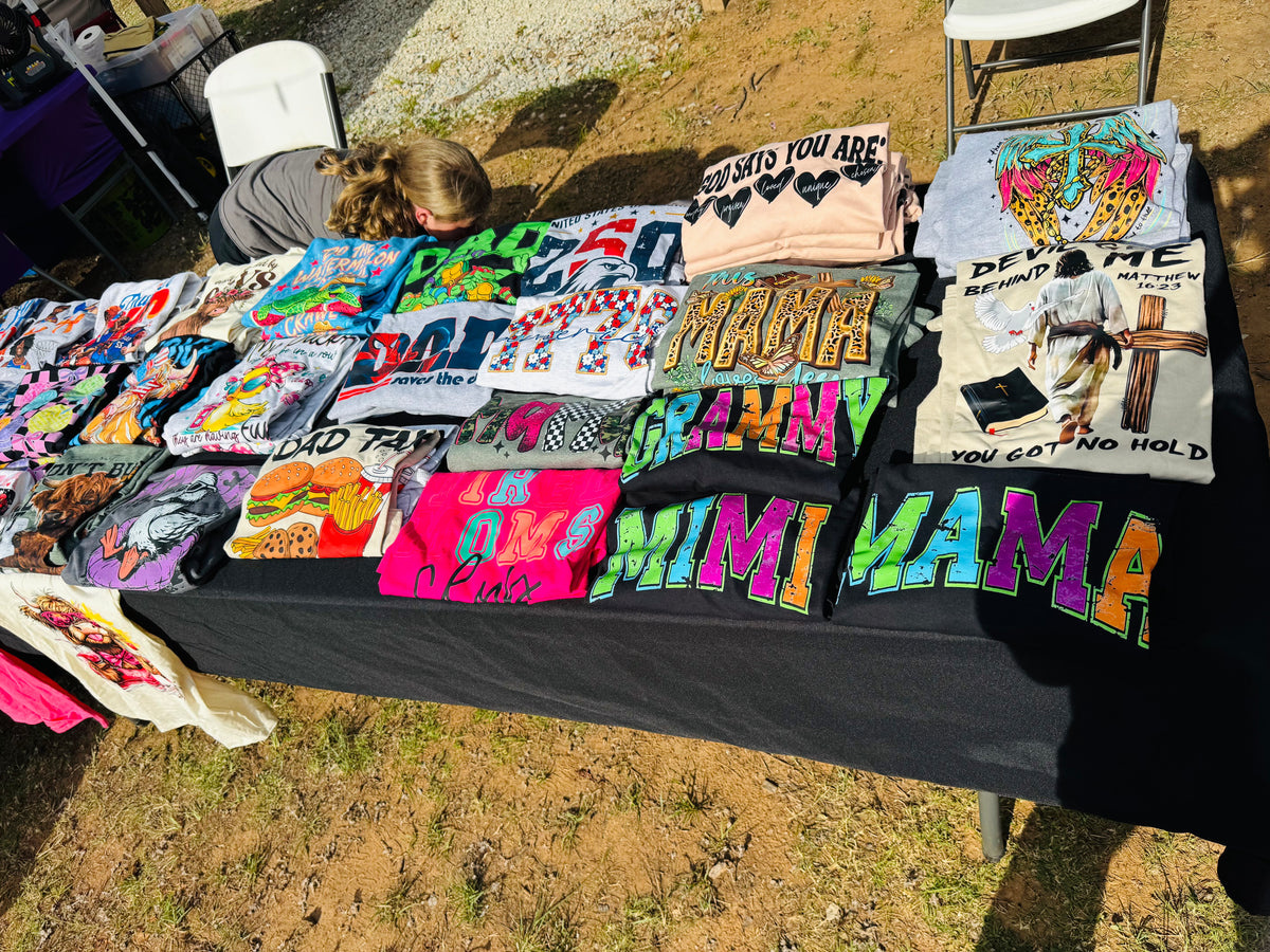 Custom T-Shirts in Harrah, OK | Baylee's Creations custom printed shirt by Baylee's Creations