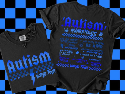 Blue Autism Awareness Shirt - Unisex T-Shirt printed apparel by Baylees Creations