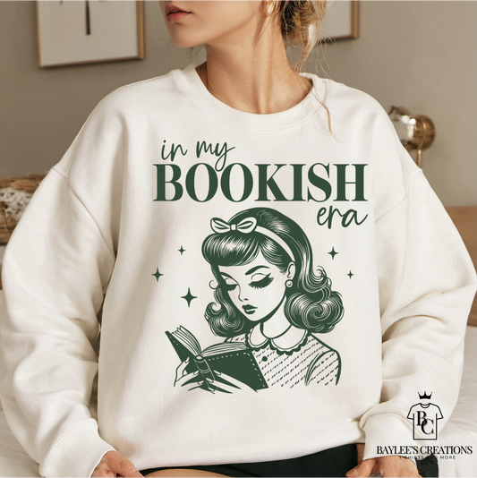 Bookish Era - Women's Sweatshirt printed apparel by Baylees Creations