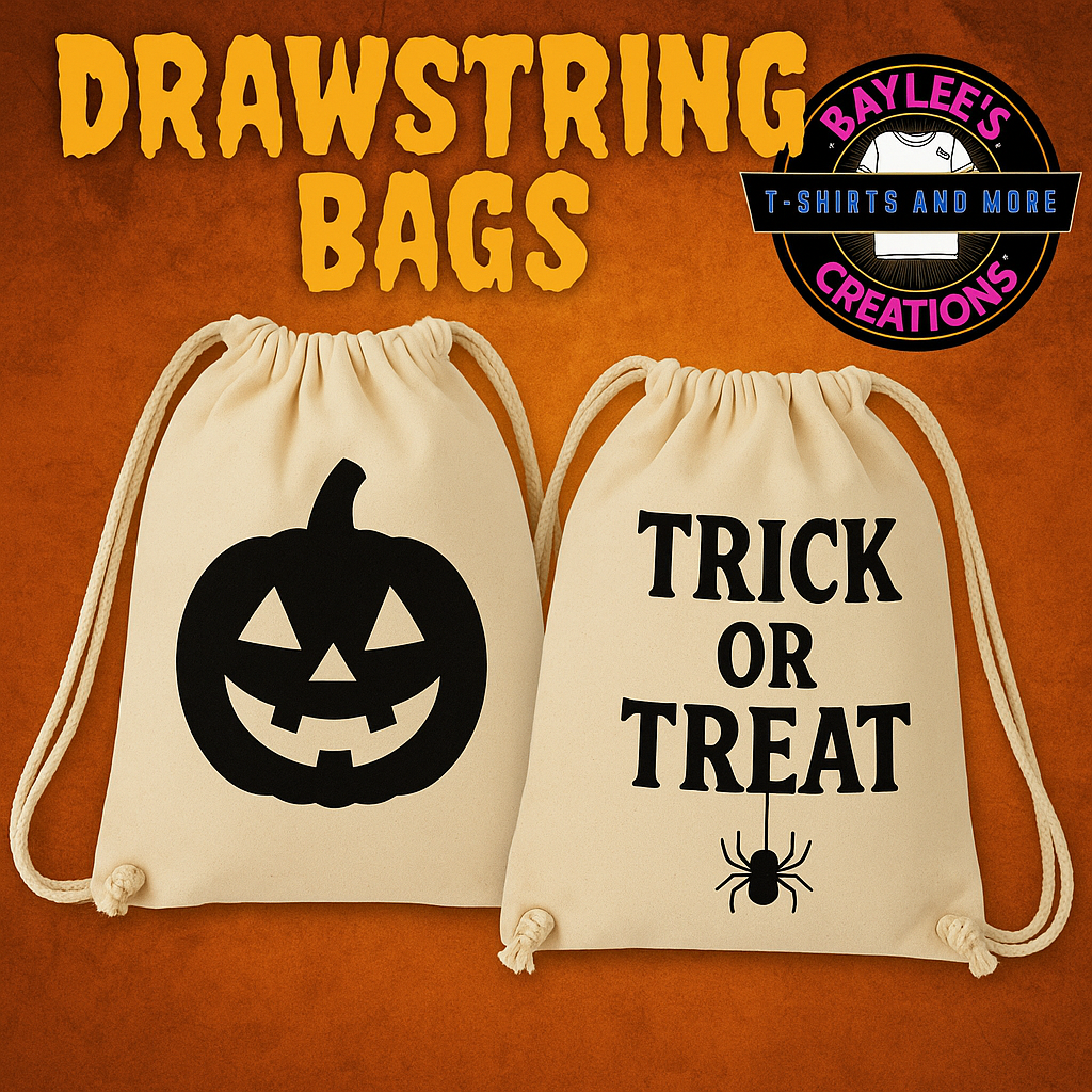 Custom Drawstring Tote from Baylee's Creations in Harrah Oklahoma