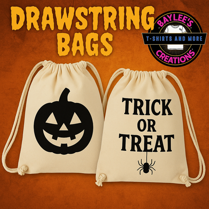 Custom Drawstring Tote from Baylee's Creations in Harrah Oklahoma