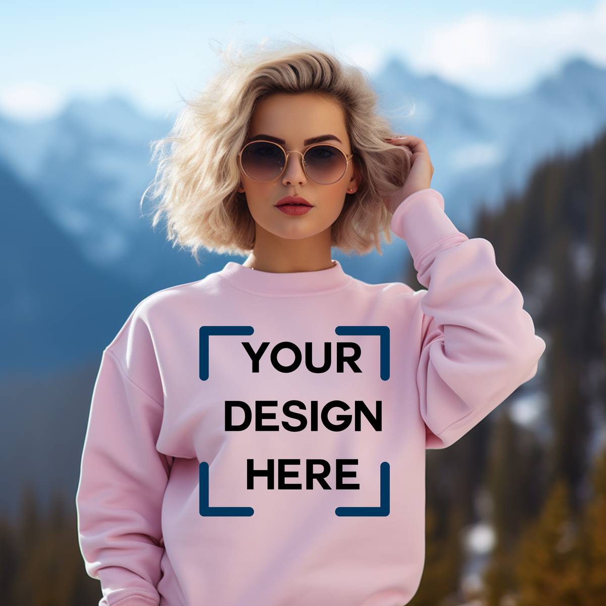 Custom Sweatshirt custom printed apparel by Baylee's Creations