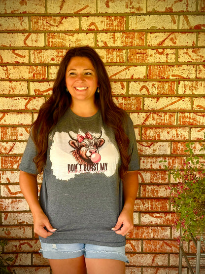 Custom T-Shirts in Harrah, OK | Baylee's Creations on gray shirt by Baylee's Creations
