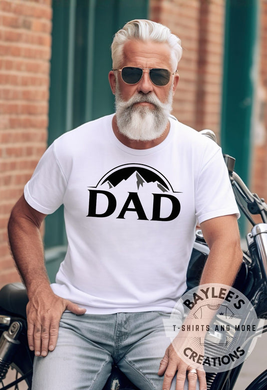 Dad Lite Men's Tee Father's Day T-Shirt printed apparel by Baylees Creations