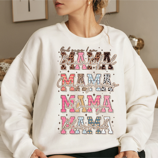 God Says I Am - Women's Sweatshirt printed apparel by Baylees Creations