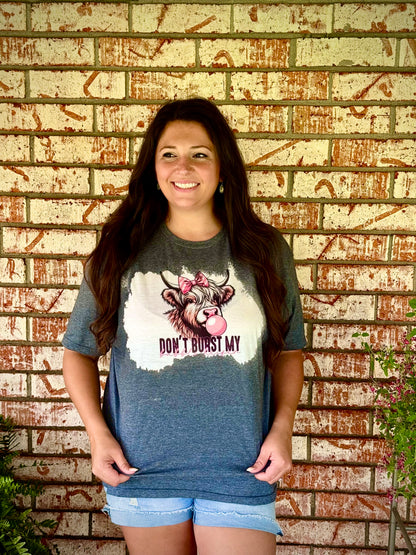 Custom T-Shirts in Harrah, OK | Baylee's Creations on gray shirt by Baylee's Creations