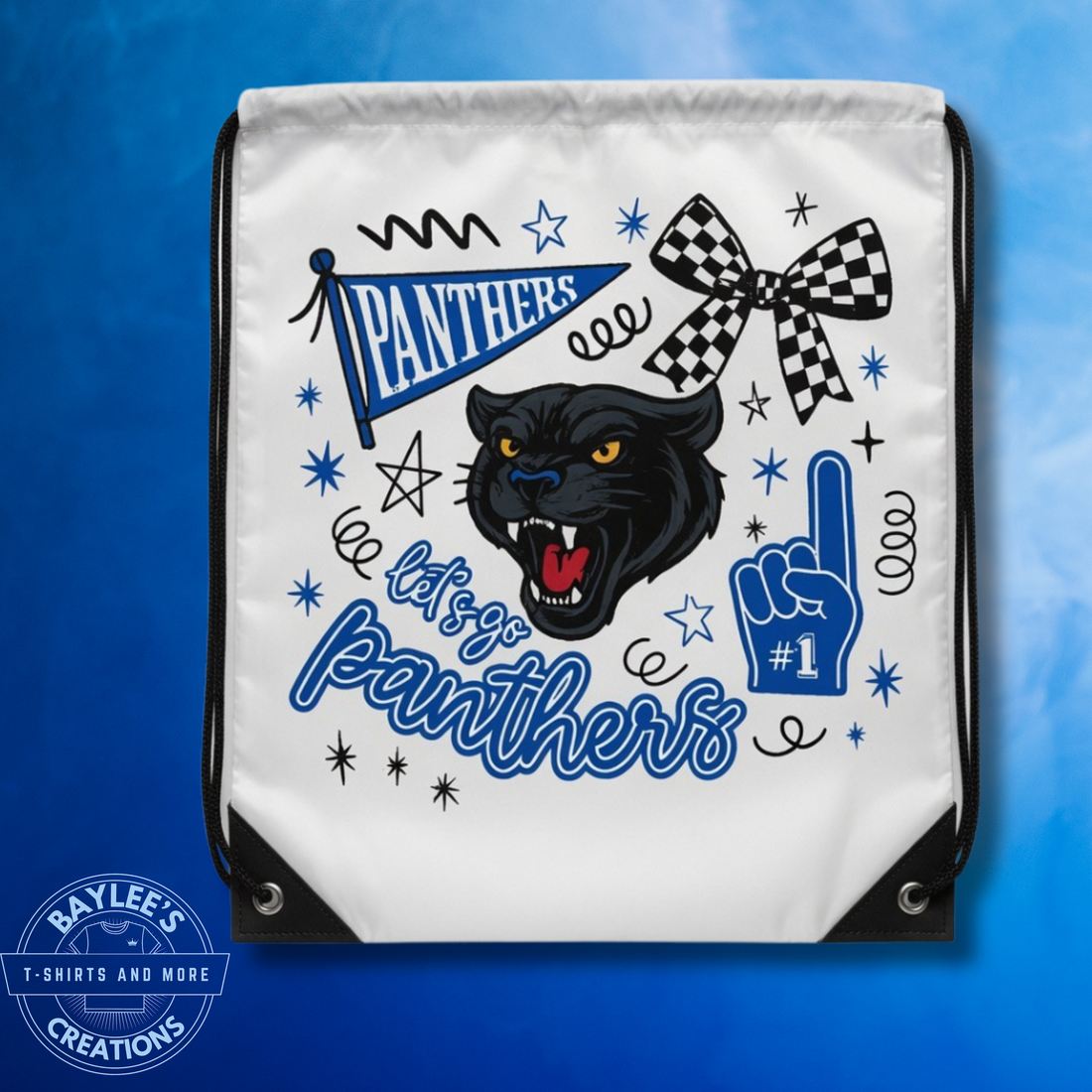 Harrah Drawstring Tote by Baylees Creations