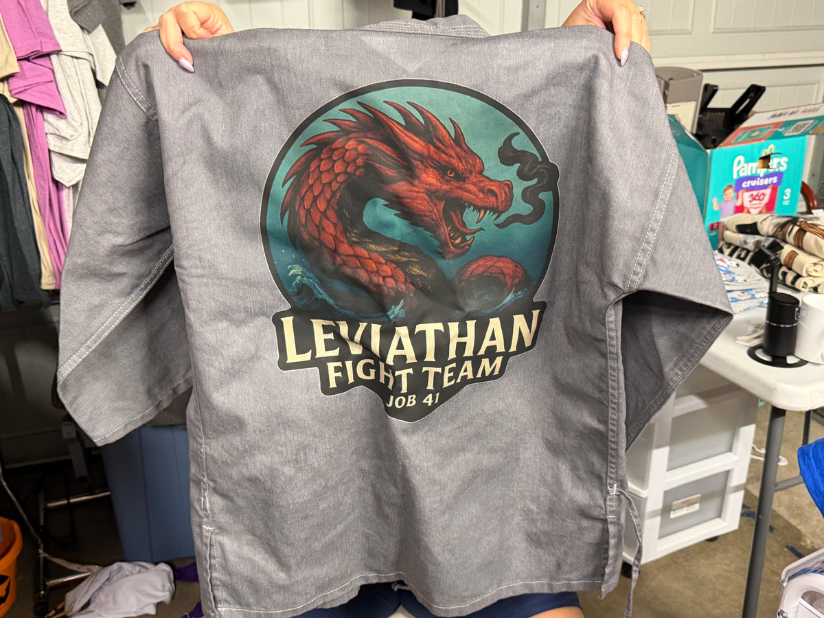 Completed Leviathan Fight Team apparel order