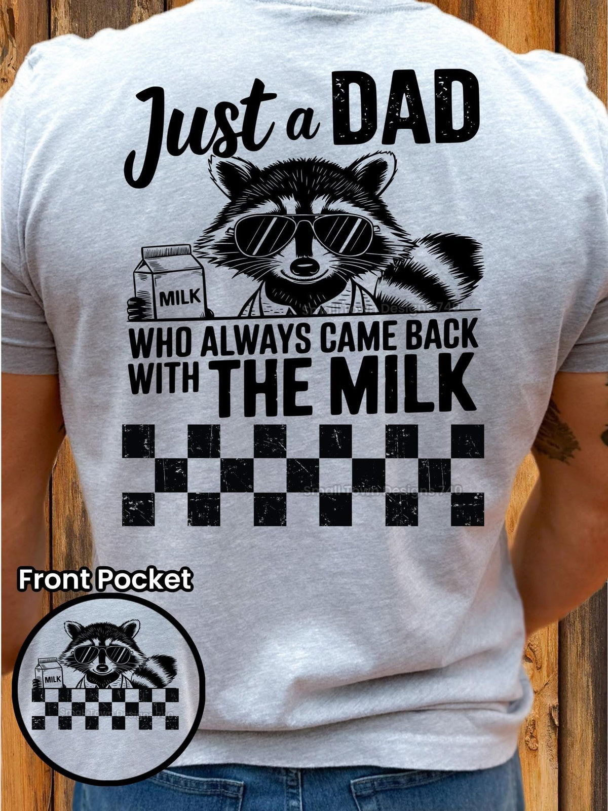 Just a Dad T-Shirt Men's Tee printed apparel by Baylees Creations