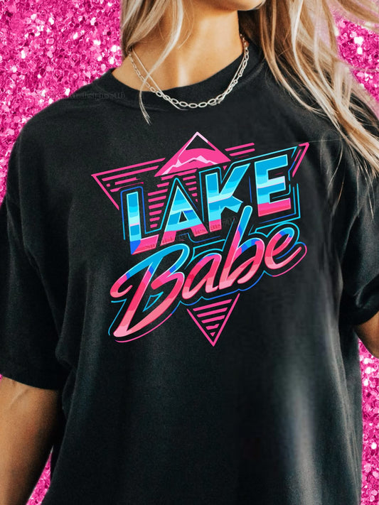 Lake Babe Unisex T-Shirt printed apparel by Baylees Creations