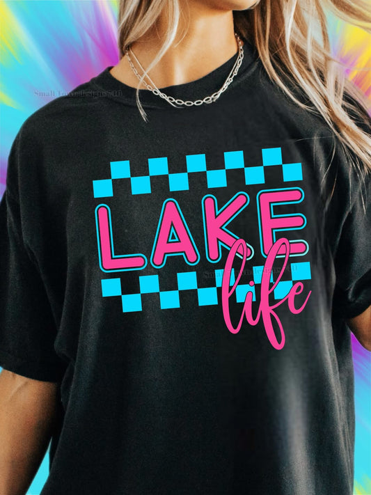Lake Life Unisex T-Shirt printed apparel by Baylees Creations