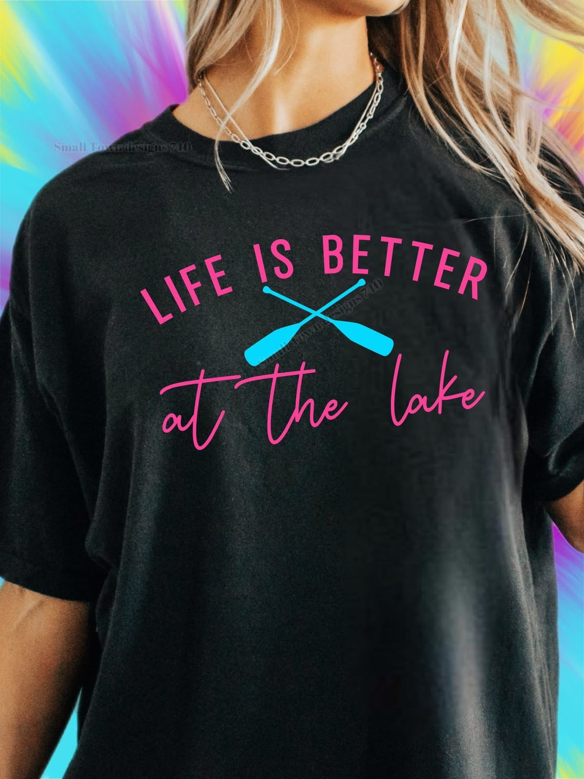 Life Is Better at the Lake Shirt - Unisex T-Shirt printed apparel by Baylees Creations