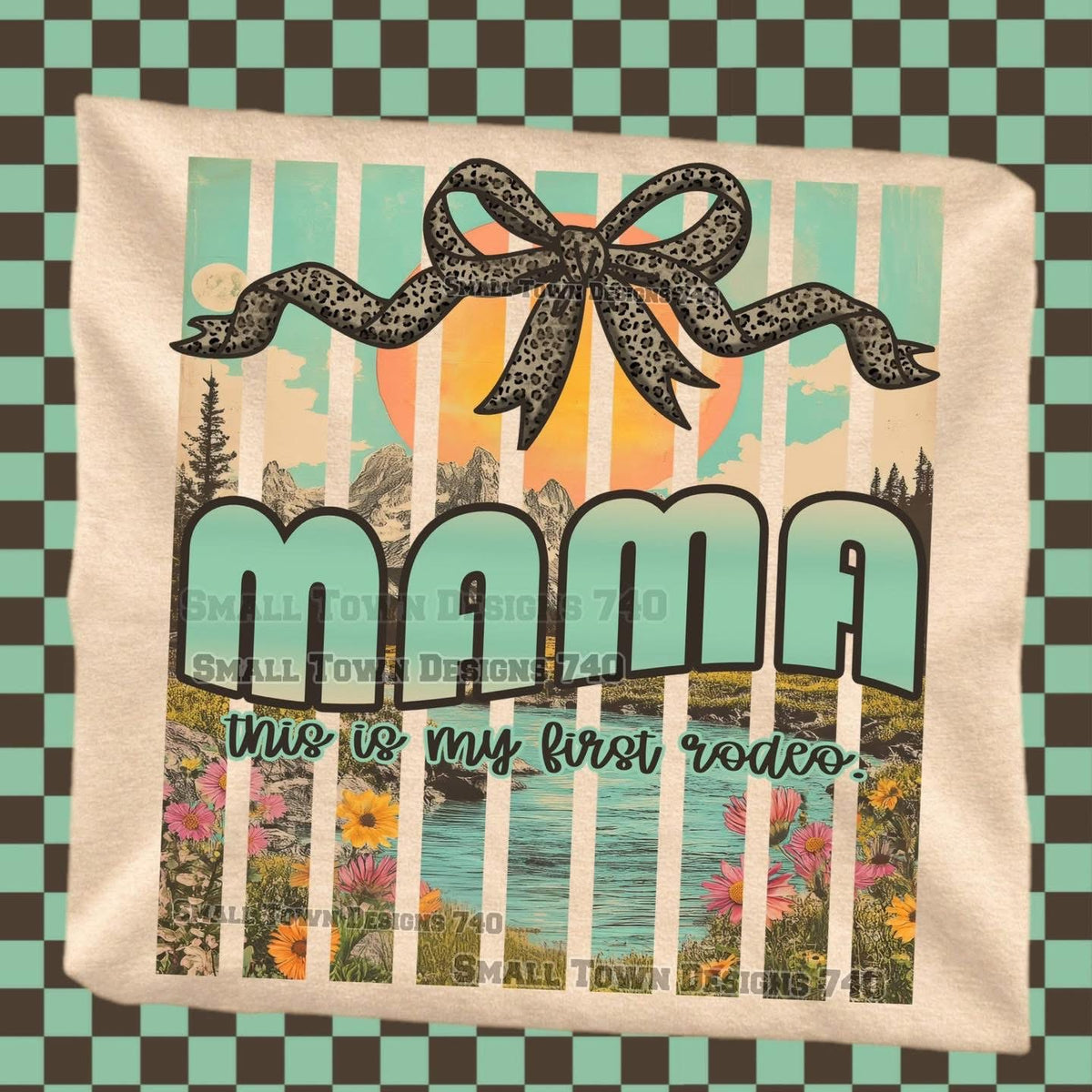 Mama First Rodeo Funny Tee T-Shirt Unisex printed apparel by Baylees Creations