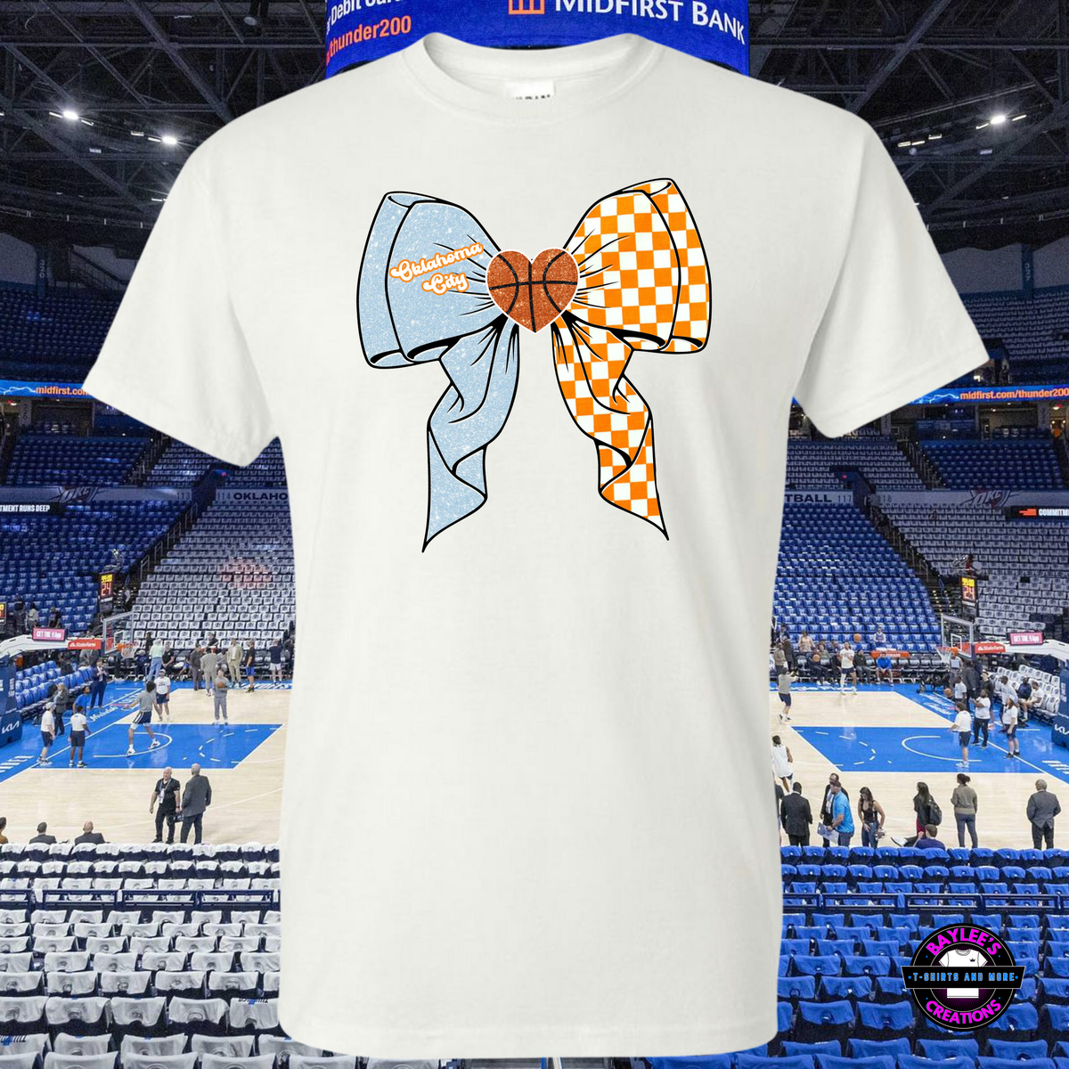 Oklahoma Basketball Shirt custom printed shirt by Baylee's Creations