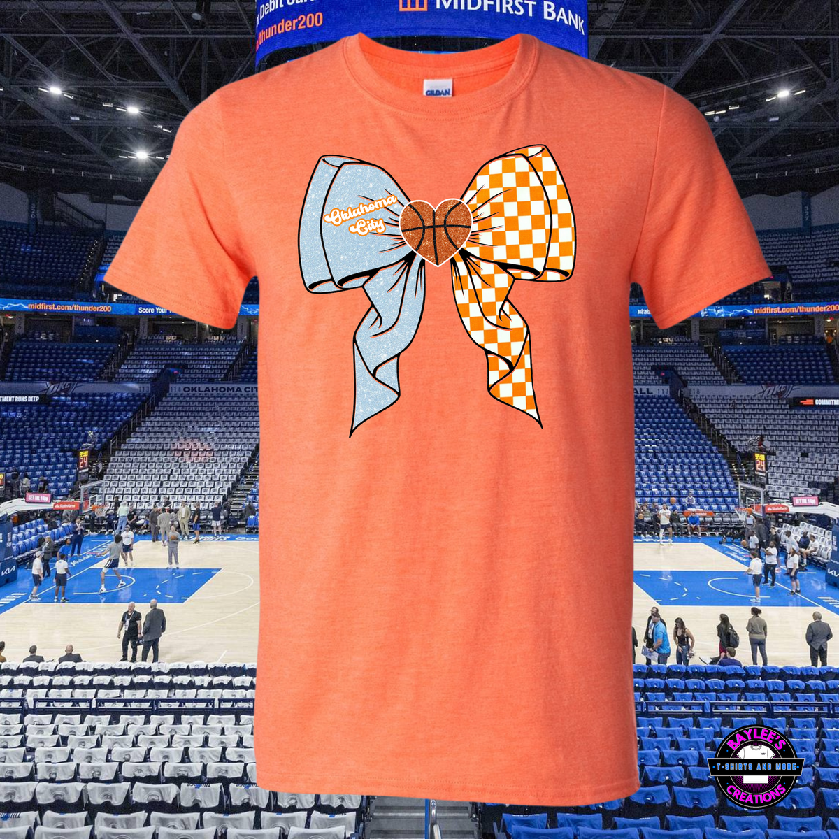 Oklahoma Basketball Shirt custom printed shirt by Baylee's Creations