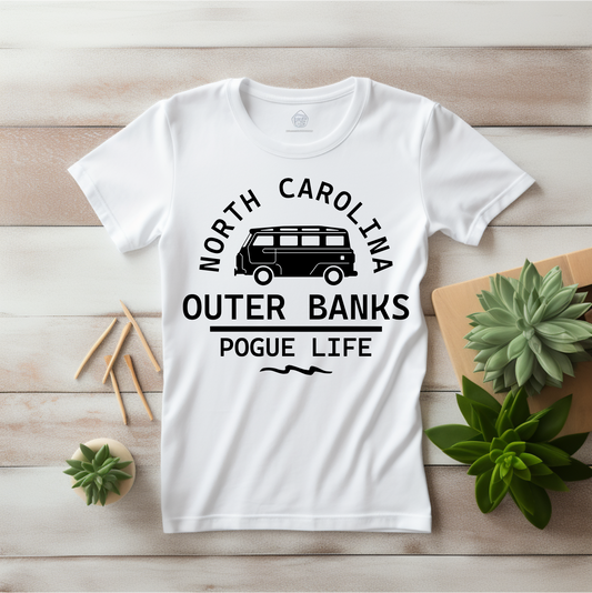 Outer Banks Pogue Life Unisex Tee printed apparel by Baylees Creations