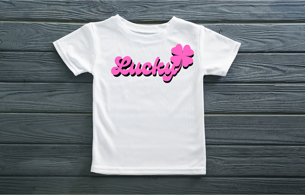 Pink Clover printed apparel by Baylees Creations