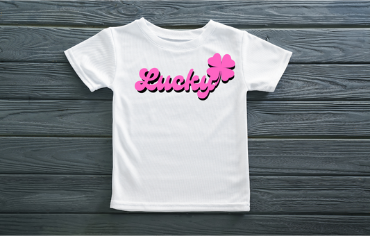Pink Clover printed apparel by Baylees Creations
