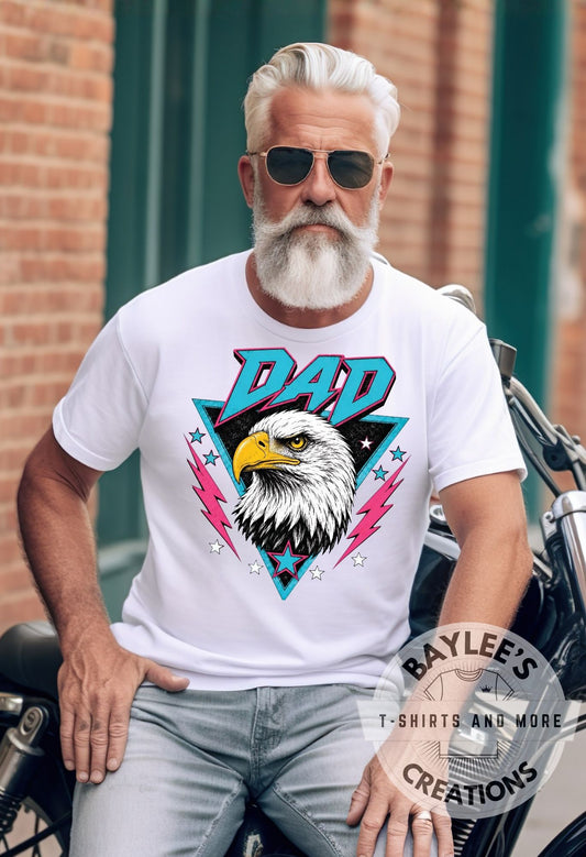 Retro Dad Men's Tee Father's Day T-Shirt printed apparel by Baylees Creations