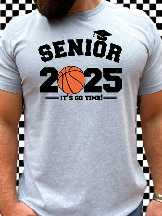 Senior 2025 Basketball - Unisex T-Shirt printed apparel by Baylees Creations