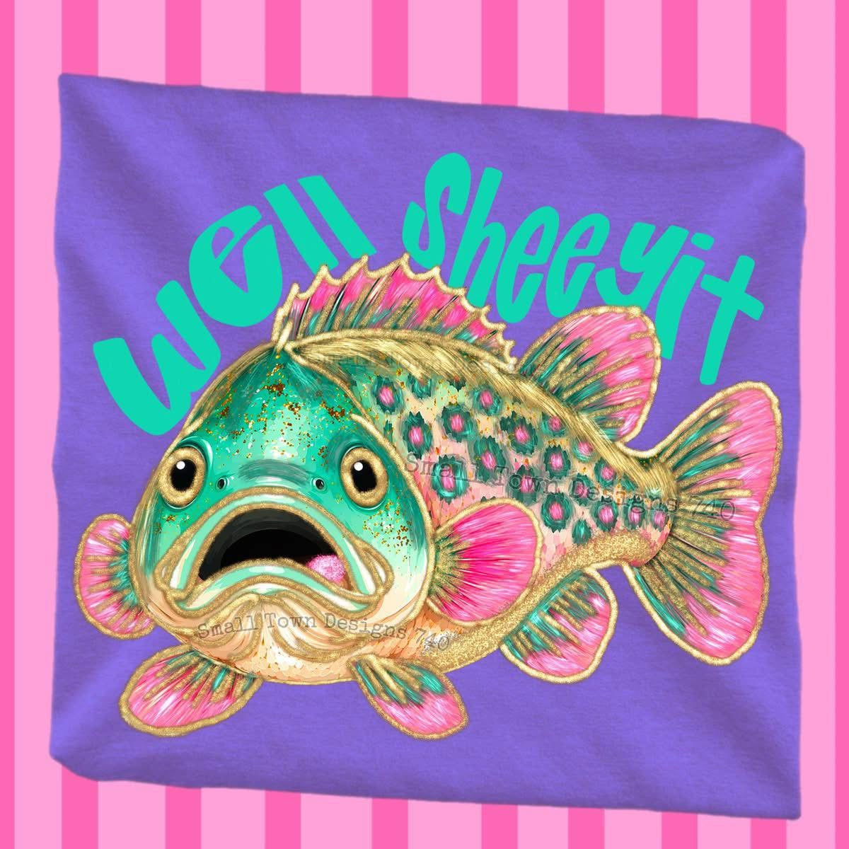 Well Sheeyit Funny Tee T-Shirt Unisex printed apparel by Baylees Creations