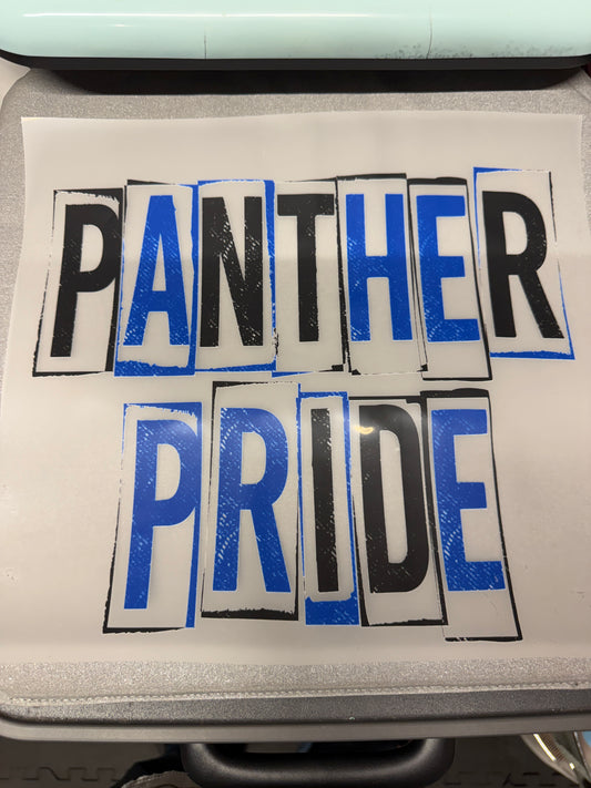 Panther Pride DTF Transfer ready-to-press DTF transfer