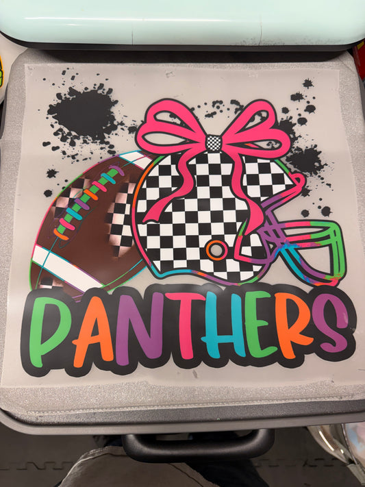 Panthers Sports Icons DTF Transfer ready-to-press DTF transfer